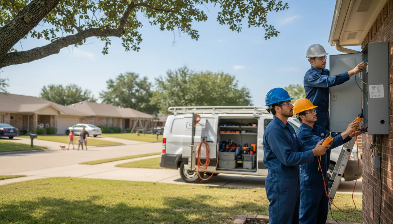 Certified electrician providing emergency electrical services in Boyden, IA